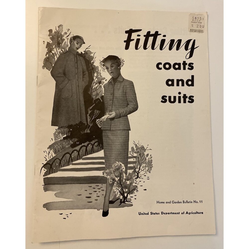 1952 Fitting Coats and Suits  Bulletin No. 11 USDA 1952 Booklet UCLA Bookstore